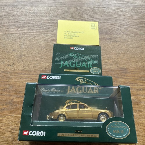 Corgi 01805 gold plated mk2 - corgi,