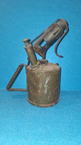 Vintage brass blow torch - brass,