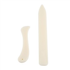 2PCS/Set White Bone Folder Paper Creaser Tool Scoring Folding Creasing Edges AU
