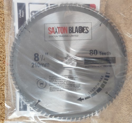 Saxton wood saw blade 210mm - blade, x
