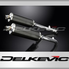 HONDA VTR1000 SP2 2002-2010 350mm OVAL CARBON BSAU SILENCER EXHAUST KIT