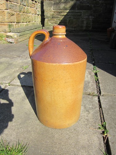 Large antique glazed stoneware - large,