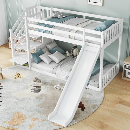 Bunk bed with storage stairs - storage,