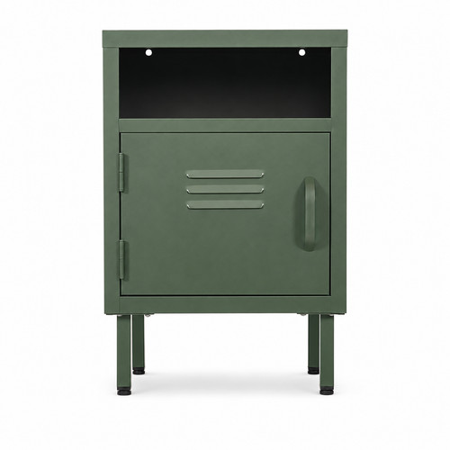 Scandi home olive green metal - olive,