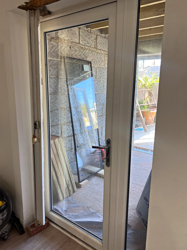 Upvc white single patio - upvc,