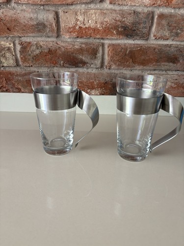Latte glass pair set 2 - pair, of