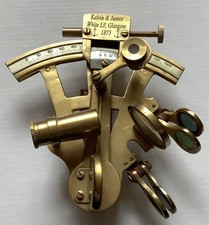 Antique Brass Pocket Sextant