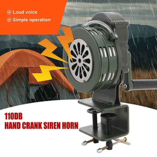 110db hand crank - 110db, horn