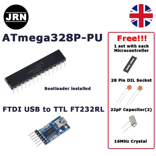 Atmega328p microcontroller - atmega328p-pu,