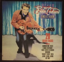 The Eddie Cochran Singles Album - 12" LP Vinyl 1979 United Artists- Grade: EX/EX