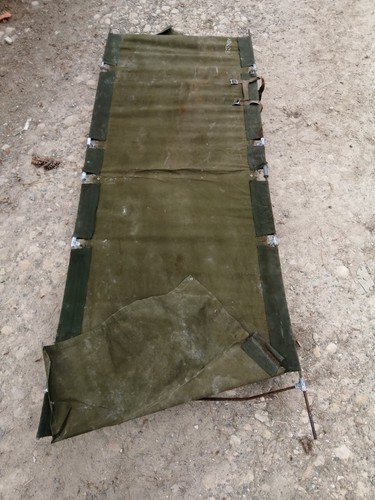 British army canvas - canvas, bed