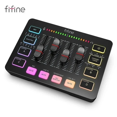 Fifine gaming audio mixer with - fifine,