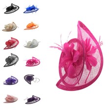 Floral Weddings Hat Sinamay