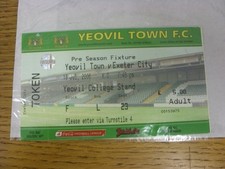 18/07/2006 Ticket: Yeovil Town