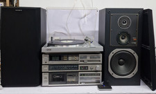 Vintage Sony Silver Stereo