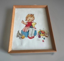 Original Vintage Print By