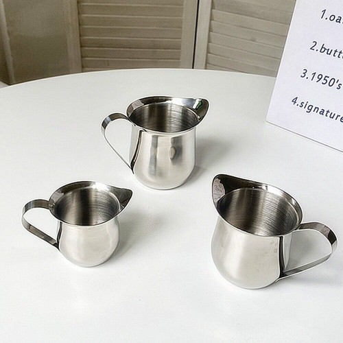 Stainless steel milk jug with - jug,