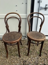 Antique Bentwood Chairs Set Of 2 Mundus And Thonet Good Condition