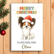 Papillon Dog Personalised