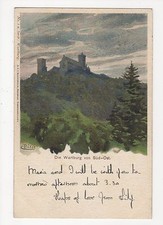 Germany, Die Wartburg von Sud-Ost Art Postcard, B049