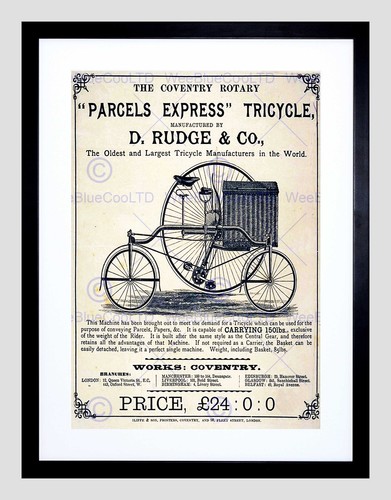 Advert rudge tricycle vintage - advert,