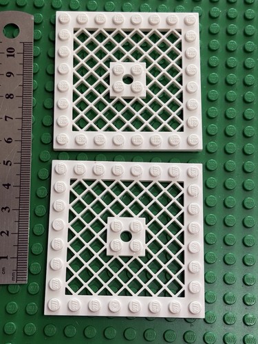 Lego large white - 2x, baseplates