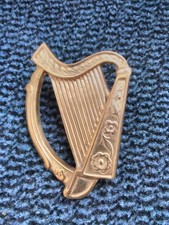 Irish Harp Brass Door Knocker
