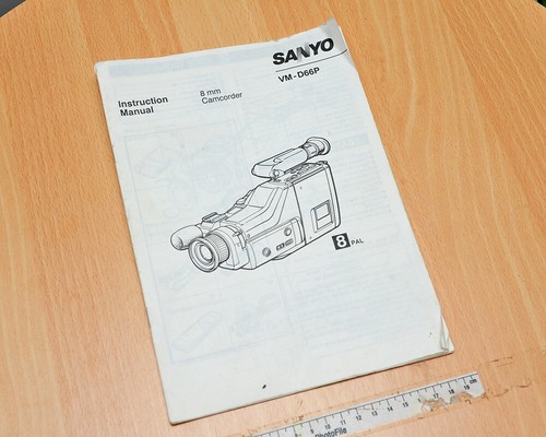 Sanyo d66p 8mm camcorder - 8mm,