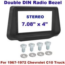 Double DIN Radio Bezel For