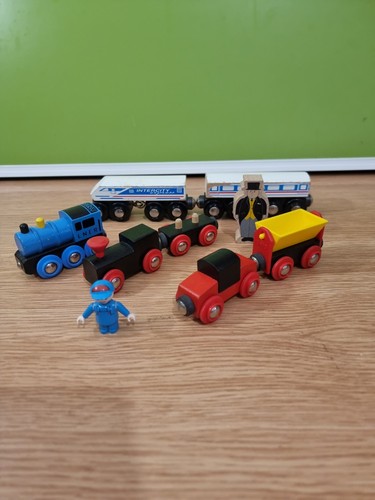 Vintage brio wooden train - 9,