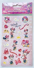 4 Sheets Disney Minnie Mouse Love Stickers Party Favor Teacher Supply Crafts 