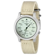 SEIKO Parallel Mesh Belt Automatic Beige SNK803K2 Quartz Watch Import Goods 1PC