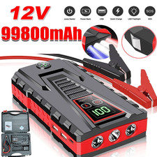 99800mAh Car Jump Starter Pack Booster Battery Charger Emergency Power Bank UK