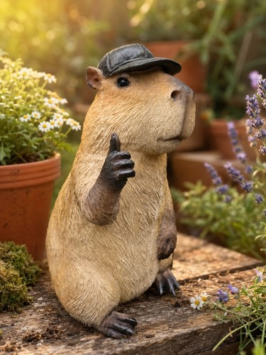 Capybara garden ornament - capybara,