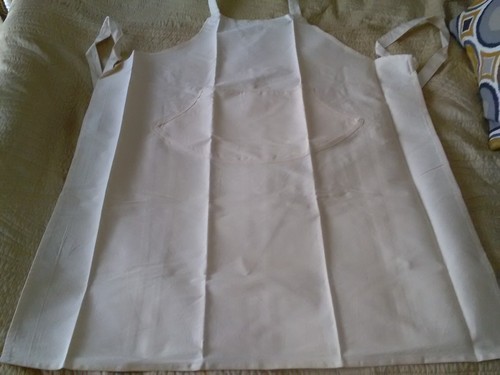 Ecru cream cotton artist - cream,