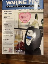 NEW Waring Pro Wine Chiller PC 100 Electric Cooler Professional LCD Screen-Pink