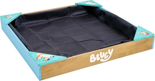 Bluey wooden sandpit with - wooden,