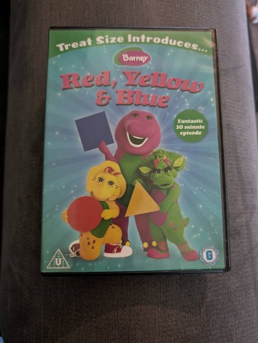 Barney red yellow and blue - barney,