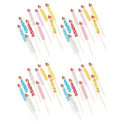 40pcs birthday paper candles - 40pcs,
