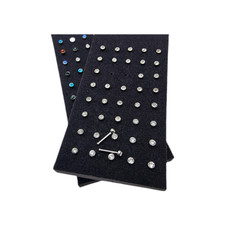 NOSE STUD RING SILVER I L