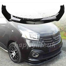 For Renault Trafic 2014-2023 Front Bumper Lip Splitter Spoiler Lower Lip Glossy