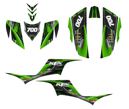 Kawasaki kfx 700 graphics - kfx,