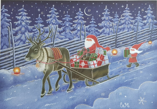 Vintage style christmas advent - vintage,