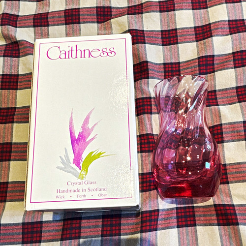 Vintage caithness glass pink - caithness,