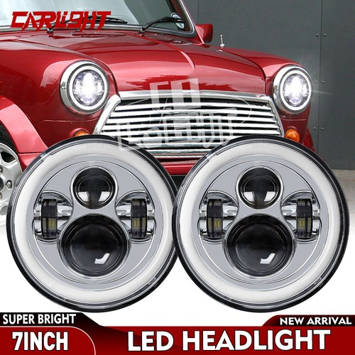 Round dot led headlights - round,