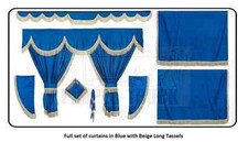 TRUCK CURTAINS for DAF Blue