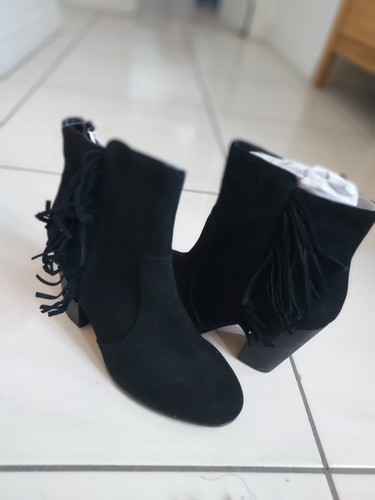 New with tags real suede - with, h&m