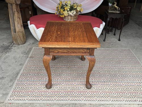 Vintage extending oak table - extending,