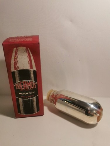 Vintage thermos flask glass - vintage,
