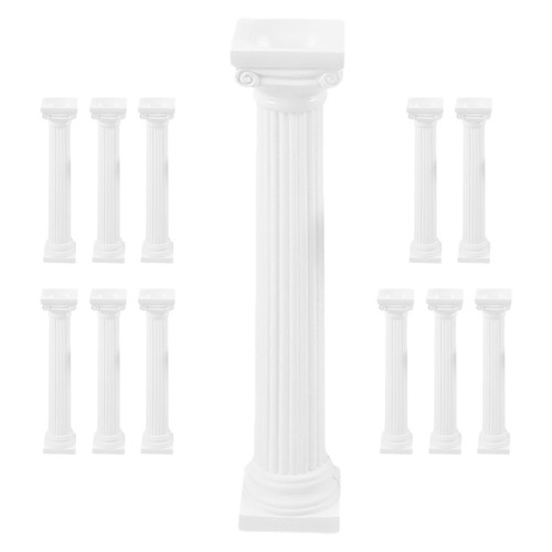12pcs white roman pillars - roman,